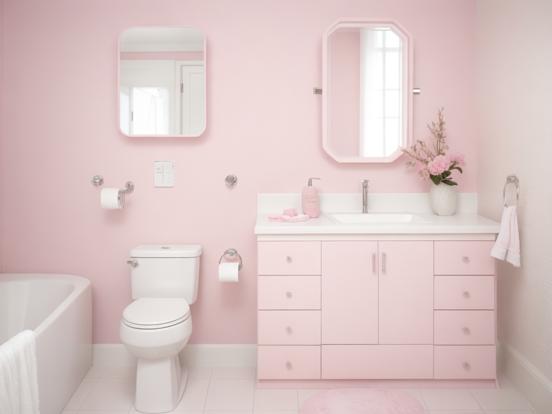 cotton candy bathroom