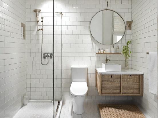 Modern premium bathroom interior