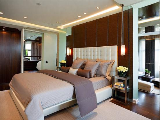 Serene luxury bedroom design