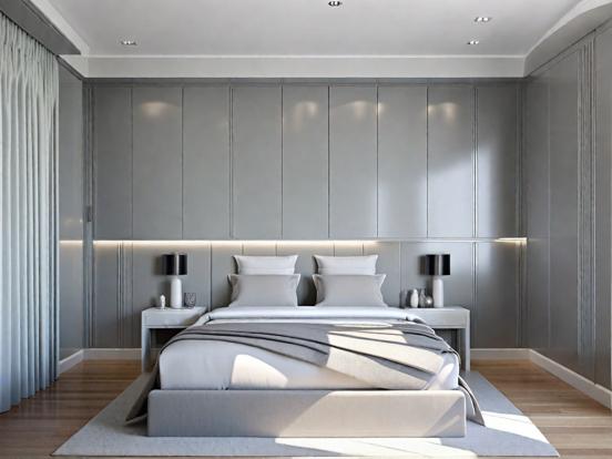 Serene minimalist bedroom