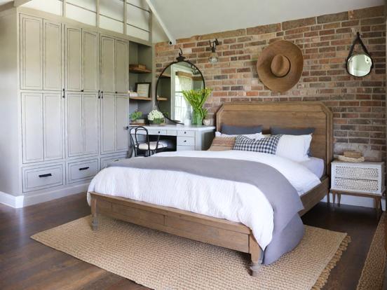 Serene 1920s styled bedroom