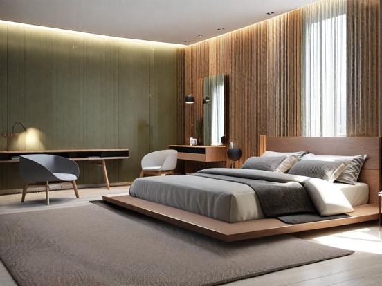 modern minimalist bedroom