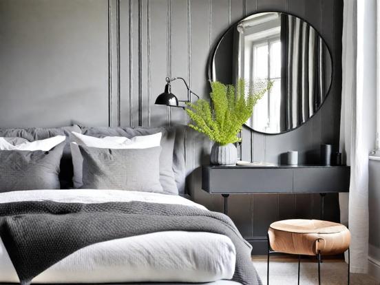 scandinavian modern bedroom