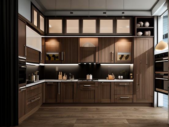 Luxury wooden kitchen design