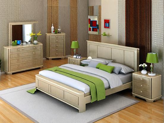 Luxury serene bedroom decor