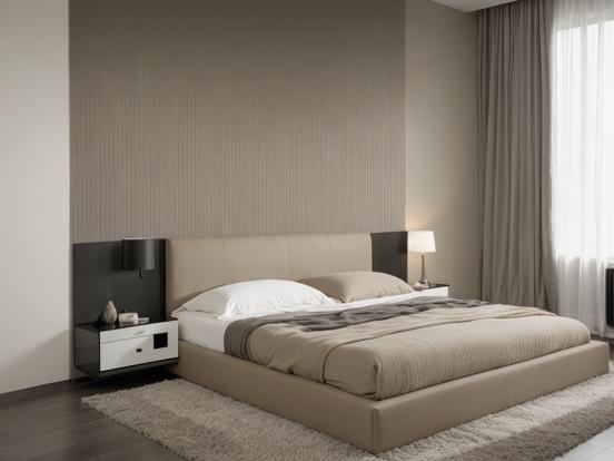 Serene minimalist bedroom decor