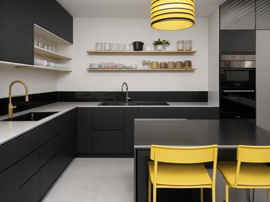 Black and Yellow Kitchen Ideas