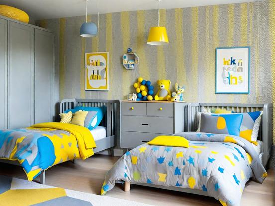 Childs room with 2 beds