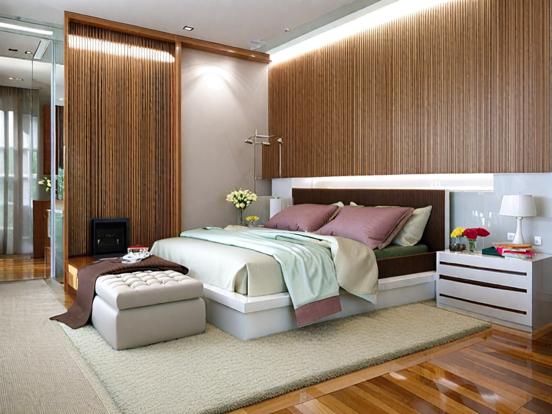 Asian style serene bedroom