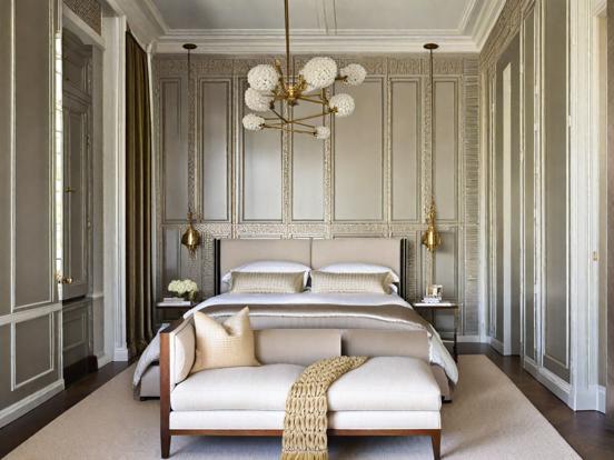 Serene luxe bedroom decor