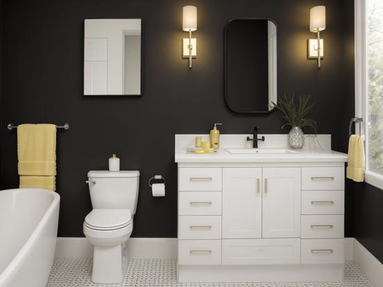 Black and Yellow Bathroom Ideas