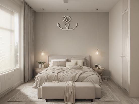 Serene cream white bedroom