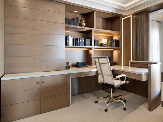 Modern minimalist home office