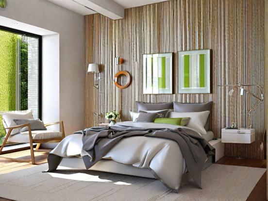 Serene grey bedroom design