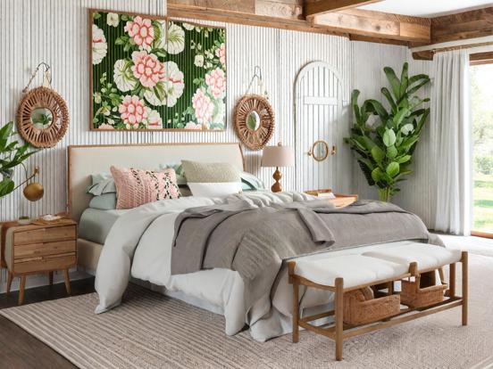 boho farmhouse bedroom