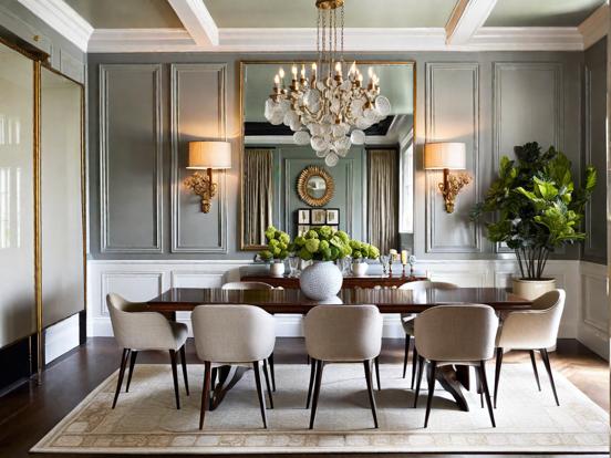 Maximalist dining room decor