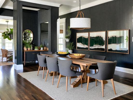 Dark Nate Berkus dining set