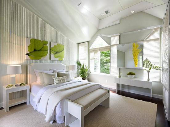 modern organic guest room