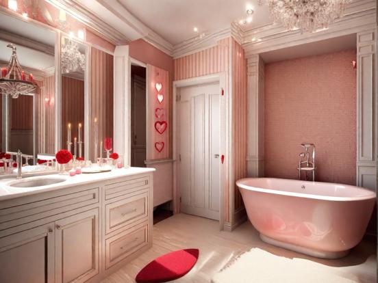 valentine bathroom