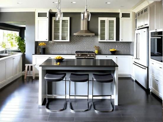 kitchen island with seating