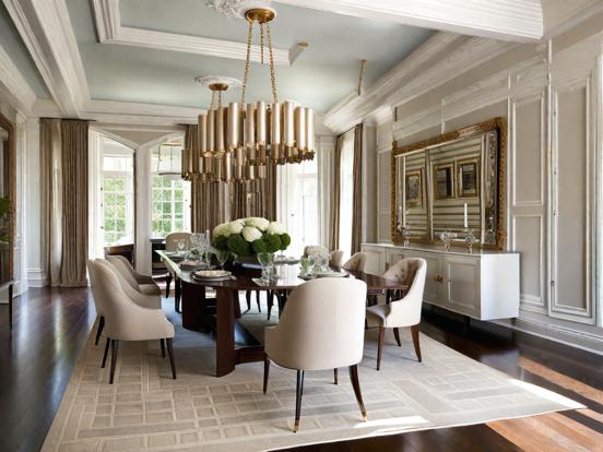 Elegant dining room setup