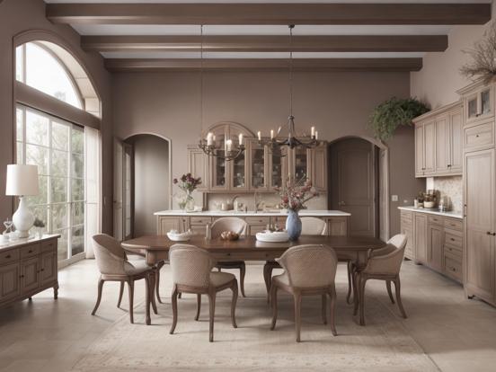 Dining room neoclassical style