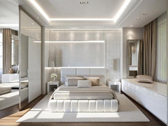 luxury modern master bedroom