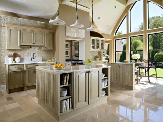 Luxury kitchen island design