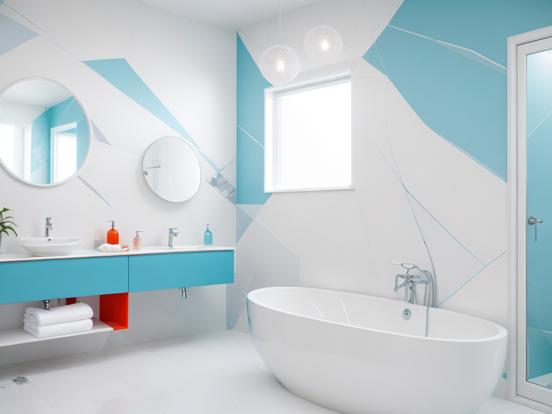 Bright bathroom by Sarah Morris