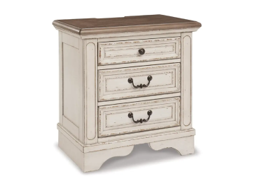 white farmhouse nightstand