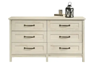 white farmhouse  bedroom dresser