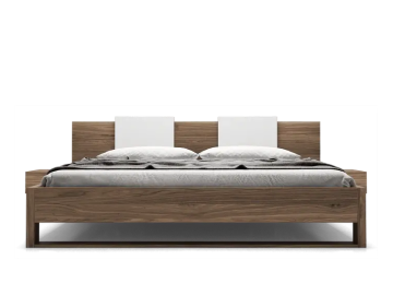 contemporary master bedroom bed