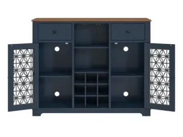 Dark Blue Kitchen cabinet