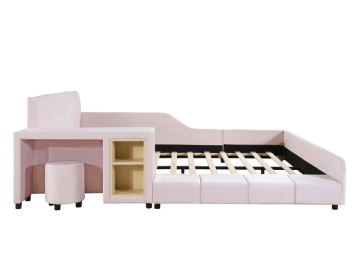 Pink and Grey Bed frame