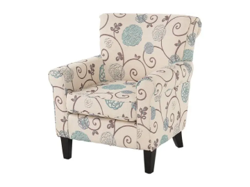 Blue and Beige Living Room armchair