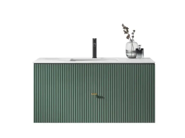 Green Scandinavian Bathroom vanities