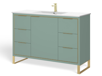 Green Scandinavian Bathroom vanities