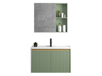 Green Scandinavian Bathroom vanities