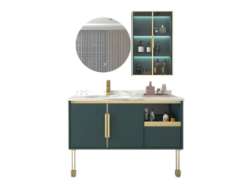 Green Scandinavian Bathroom vanities