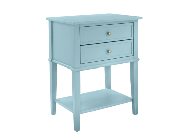 light blue night stand