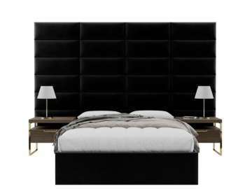 Black Gold and Red Bedroom set