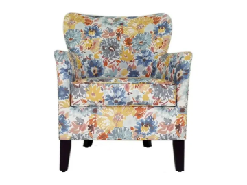 Blue and Yellow Living Room chair