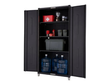 Black Car Garage cabinet