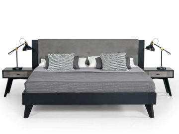 Black and Grey Bedroom set