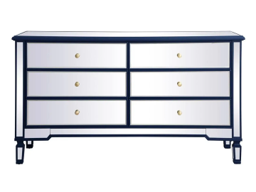 Blue and Silver Bedroom console