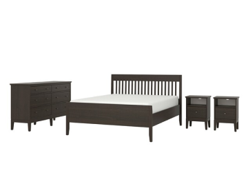 dark bedroom bed set 