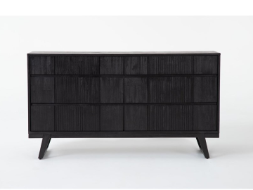 black scandinavian bedroom dresser